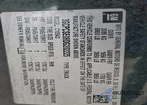 2013 Chevrolet Silverado C1500 Lt из США, поврежденный, VIN 3GCPCSE08DG202225